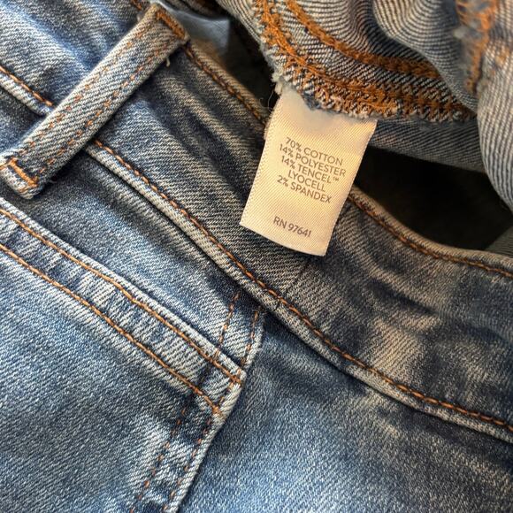 J Jill High Rise Flare Jeans Size 10 P - Picture 6 of 9